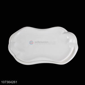 High Quality White Melamine Plates Fashion Dinner Plate