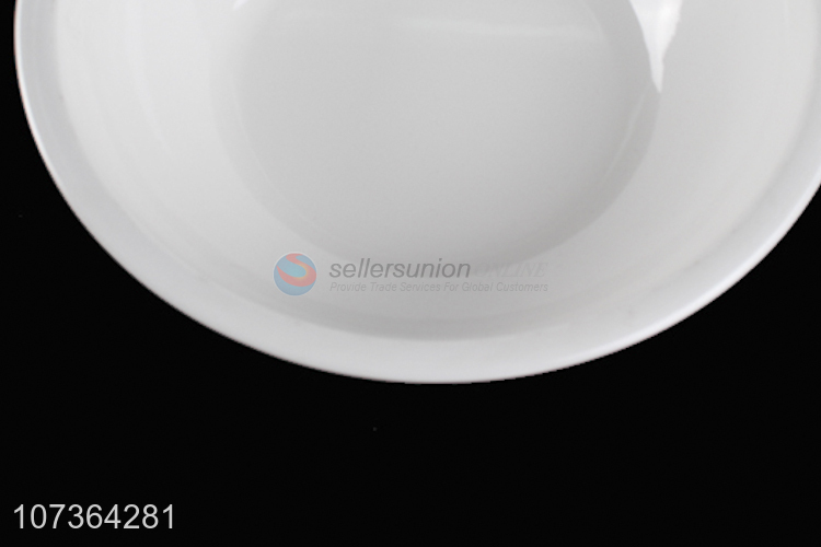 Best Sale Round White Melamine Plates Cheap Dinner Plate