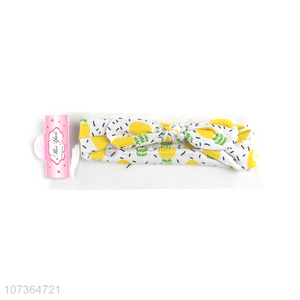 High Sales Girls Cotton Cloth Elastics Headbands Infant Toddler Sweet Hair Accessories