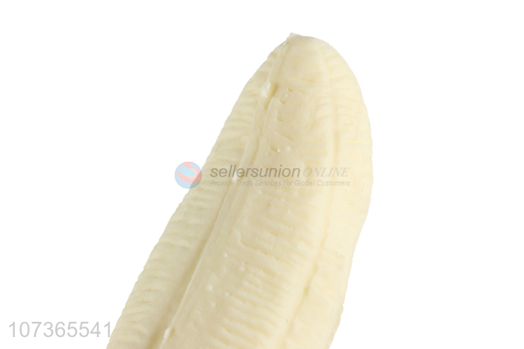 Hot Sale Eco-Friendly TPR Stress Relieve Squeeze Banana Toys Vent Toys