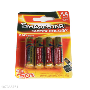 Best Selling AA R6P 1.5V Alkaline Battery