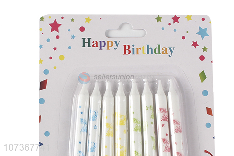 Reasonable Price Cute Printing Party Candle Birthday Cake Candles Set