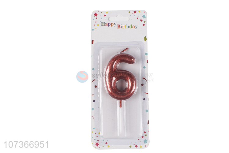 High Sales Cake Candle Birthday Party Number 6 Candles Birthday Supply