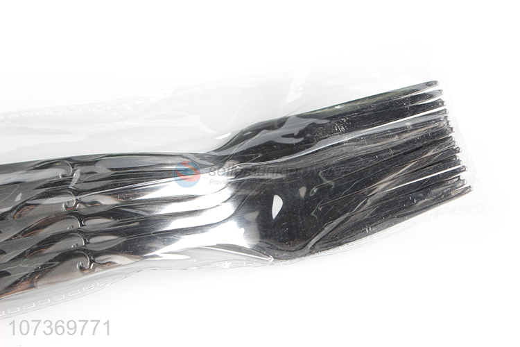 Latest design metal tableware set stainless steel dinner fork