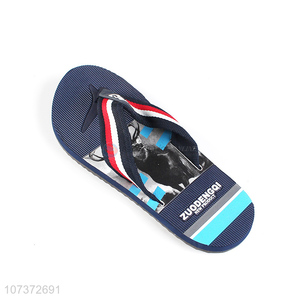 Wholesale fashion printing summer slipper for man