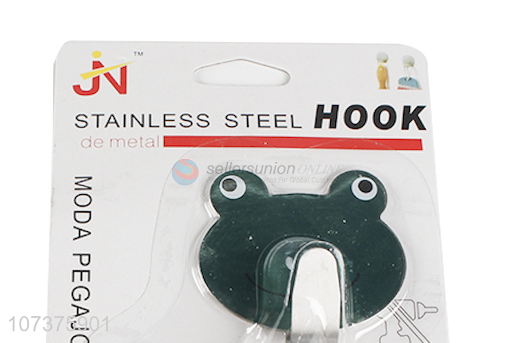 Cartoon Design Metal Hooks Colorful Sticky Hooks