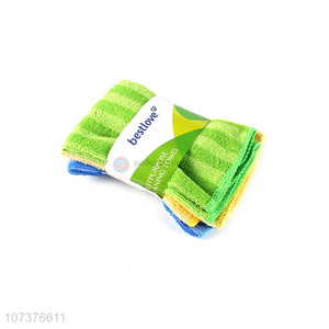 Low price multi-use absorbent microfiber dish cleaning towel