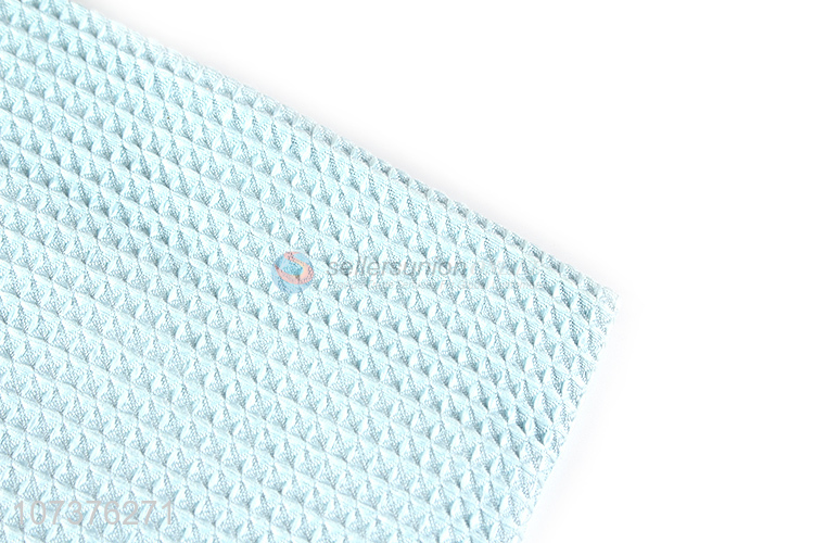 New style multifunctional microfiber walf checks cleaning cloth kitchen towel