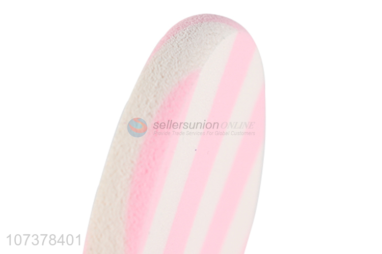 China manufacturer round women cosmetic powder puff makeup sponge