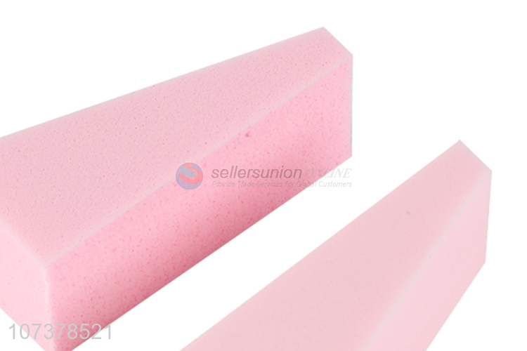 Latest arrival trapezoid women cosmetic powder puff makeup sponge