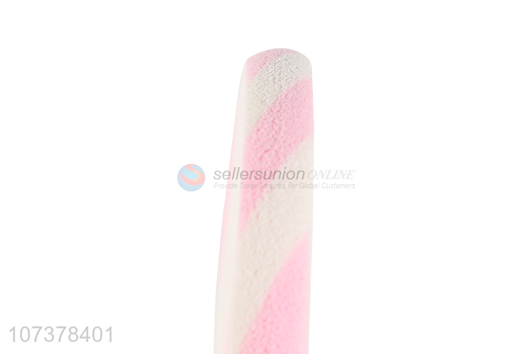 China manufacturer round women cosmetic powder puff makeup sponge