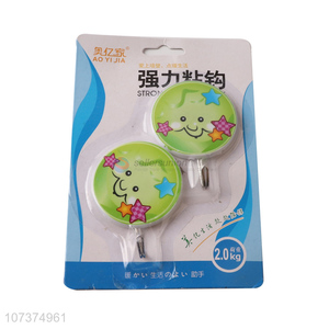 China factory cartoon plastic sticky hooks heavy duty wall hooks