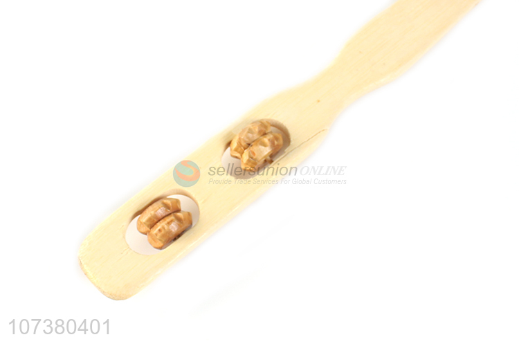 Good Quality Bamboo Back Scratcher With Massage Roller