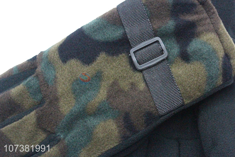 Hot Sale Camouflage Color Men Winter Polar Fleece Gloves