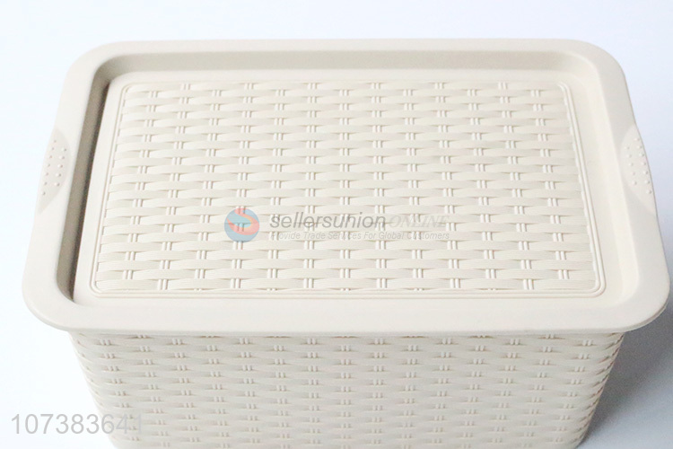 Wholesale Fashion Plastic Storage Box With Cover