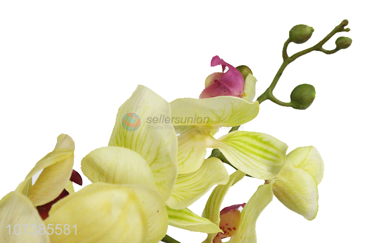 China manufacturer room decoration simulation orchid flower cloth flower