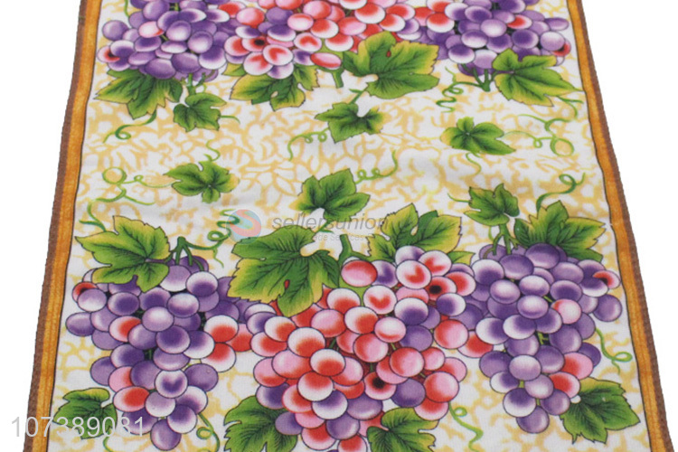 Custom Grape Pattern Tea Towel Kitchen Cleaning Towel