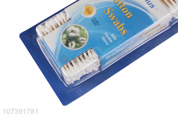 Lowest Price 300 Count Double Tipped Disposable Cotton Swabs