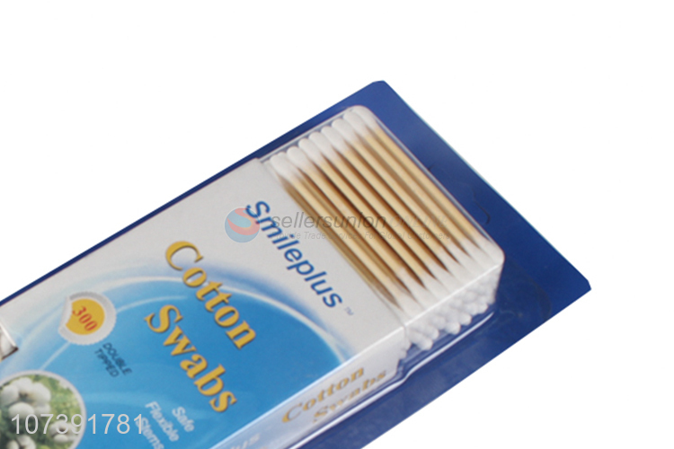 Lowest Price 300 Count Double Tipped Disposable Cotton Swabs