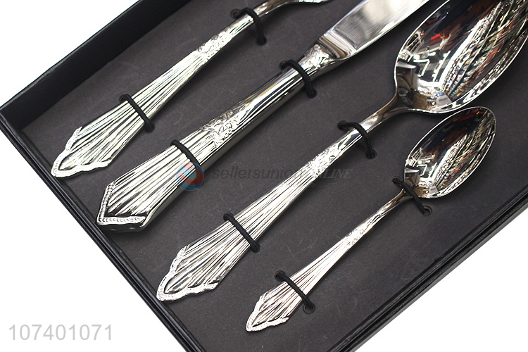 Suitable price upscale stainless steel tableware cutlery gift box
