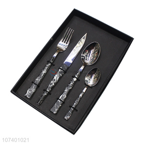 Professional supply stainless steel flatware set for wedding party decoration