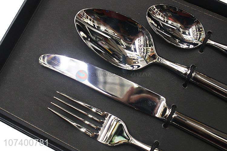 Excellent quality silver stainless steel flatware set for wedding party decoration