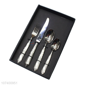 Wholesale popular upscale stainless steel tableware cutlery gift box
