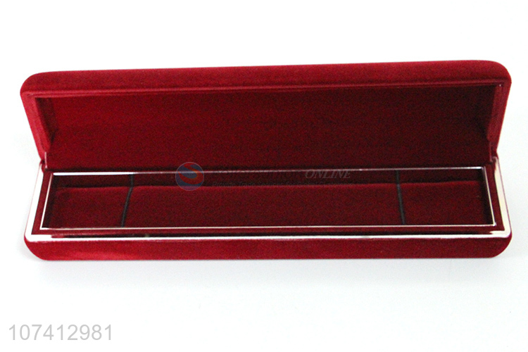 Promotional cheap necklace storage box jewelry box jewelry case