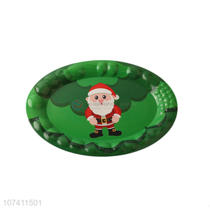 Good quality santa claus pattern household plate