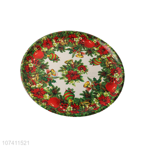 High quality round household lunch plate for sale