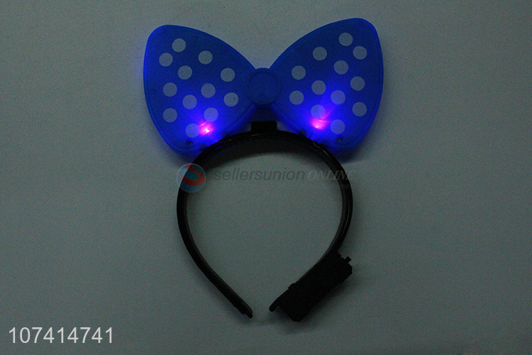 Cheap Promotional Party Decoration Bow Light Up Headband