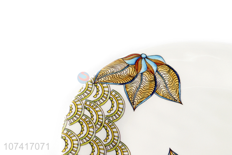 Factory Sell Round Melamine Plate Popular Melamineware
