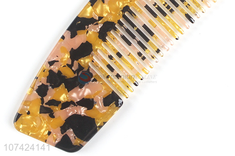 Suitable price fashionable cellulose acetate sheet comb for ladies