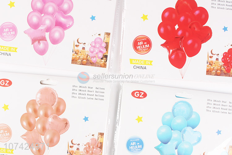 Good quality birthday party helium balloon kit latex balloons