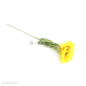 Good sale home wedding decoration artificial flower fake sunflower