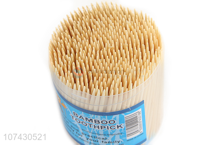 Contracted Design Home Use Natural Bamboo 480Pcs Disposable Toothpicks