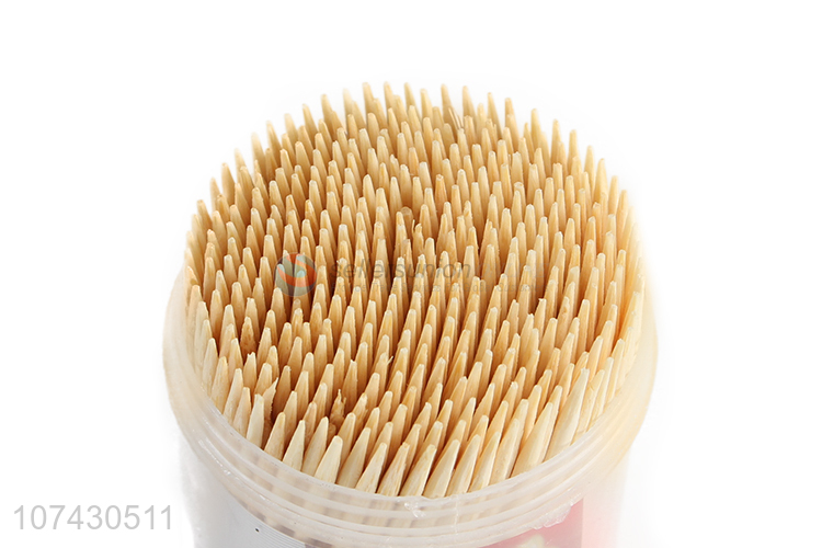 Wholesale Price Natural Bamboo Material 380Pcs Disposable Toothpicks