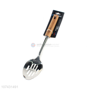 Best Sale Kitchen Accessories Stainless Steel Slotted Soup Ladle Spoon