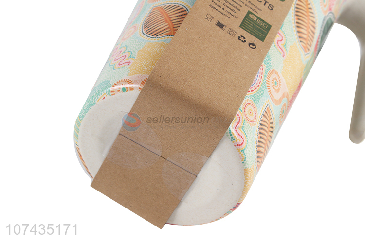 Custom Bamboo Fiber Water Pitcher Fashion Water Jug