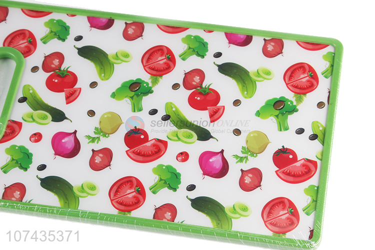 Fashion Fruit Pattern Plastic Cutting Board Kitchen Tools