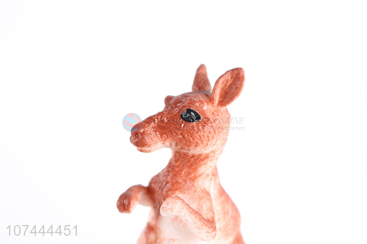 Hot sale plastic kangaroo model toy cartoon animal toys