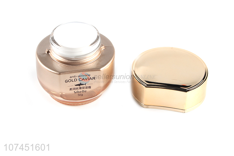 Wholesale 50G Gold Caviar Anti-Wrinkle Soften Silky Moisturizing Cream