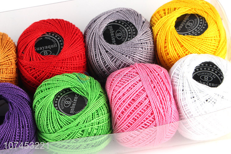 Good Sale 10 Pieces Pure Color Cotton Twine Sewing Thread