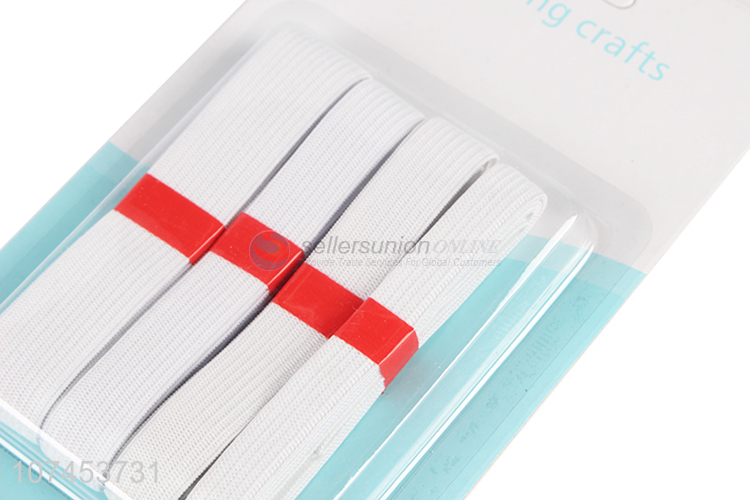 Wholesale 4 Pieces Various Width Flat Elastic Band Elastic Cord Set