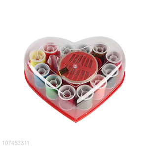 Creative Design Heart Shape Sewing Box Diy Sewing Kits