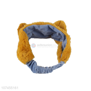 Custom Imitation Rabbit Hair Head Band Elastic Headband