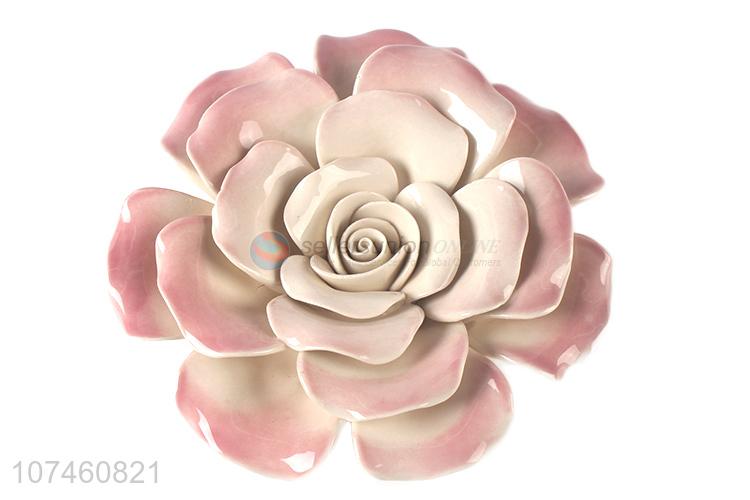 Hot Selling Elegant Ceramic Flowers Fashion Crafts Ornaments