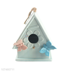 Fashion Design Ceramic Bird House Best Home Decoration