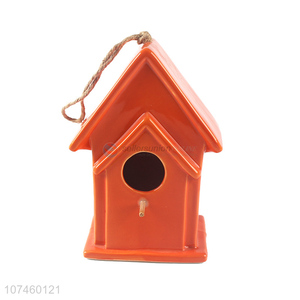 Wholesale Home Decoration Ceramic Bird House <em>Porcelain</em> <em>Crafts</em>