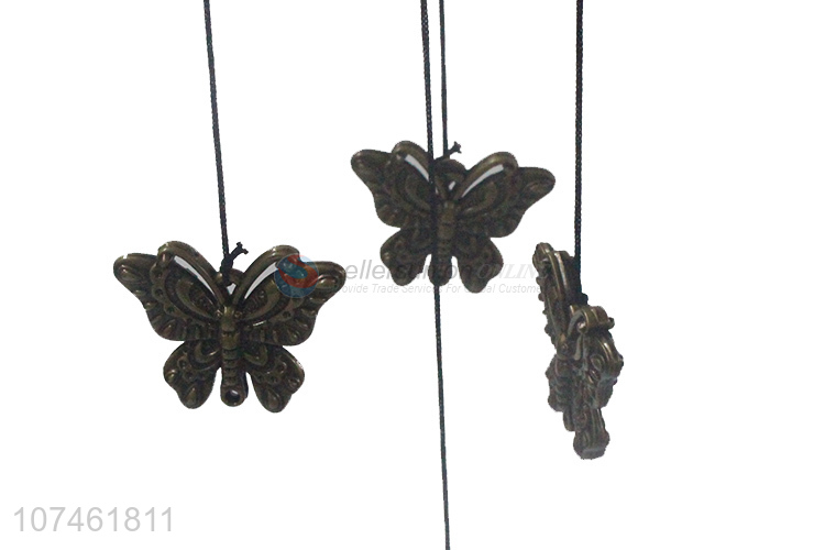 Promotional indoor decoration vintage wind chimes butterfly wind chimes